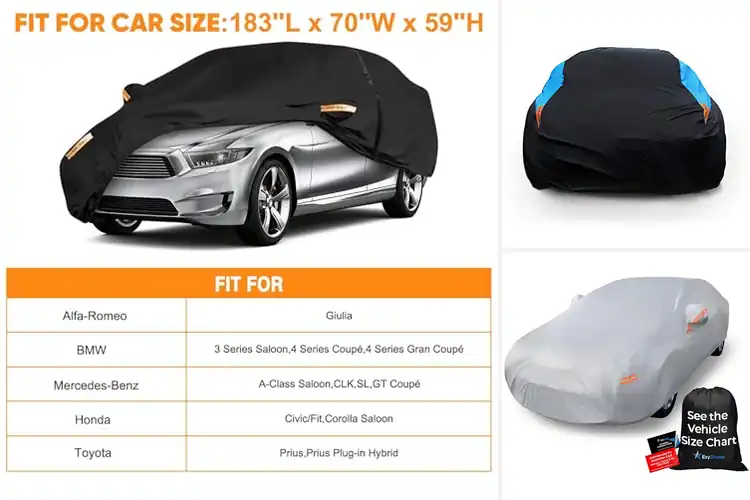 Detailed view of Best All Weather Car Covers