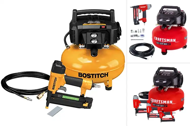 Detailed view of Best Brad Nailer Compressors