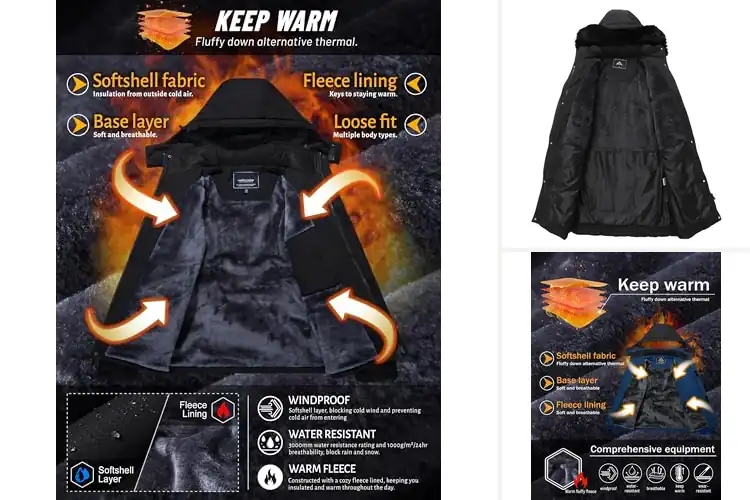 Detailed view of Best Cold Weather Coats