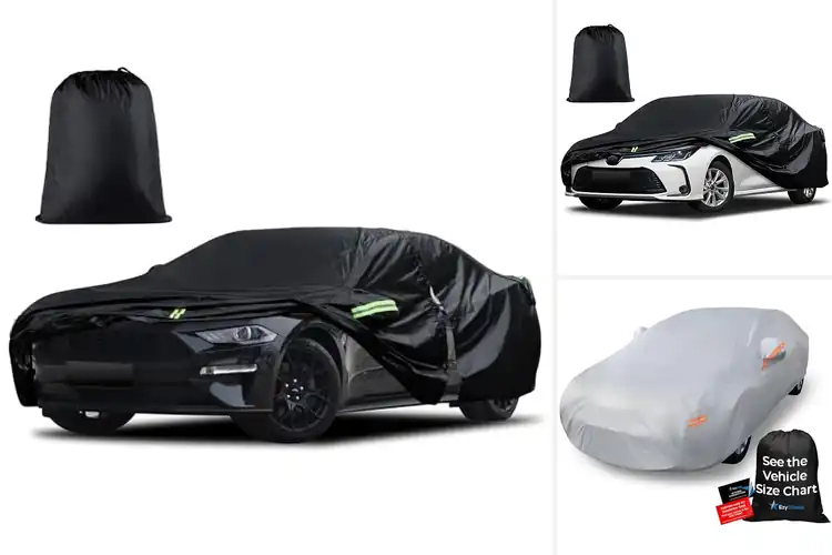 Detailed view of Best Custom Fit Car Covers for All-Weather Protection