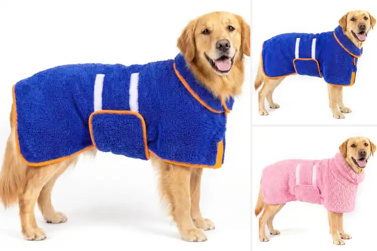 Detailed view of Best Dog Bathrobes for Dry, Cozy Pups