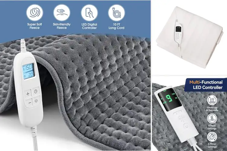 Detailed view of Best Fleece Heating Pads for Soothing Comfort