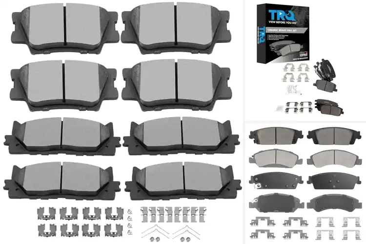 Detailed view of Best Front And Rear Brake Pads: Quiet & Powerful