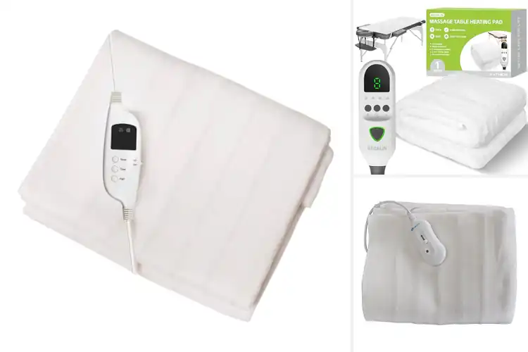 Detailed view of Best Heated Massage Table Pads