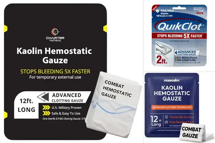 Detailed view of Best Hemostatic Gauzes