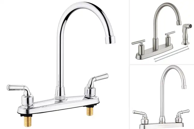 Detailed view of Best High-Arc RV Kitchen Faucets