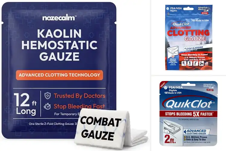 Detailed view of Best Kaolin Gauzes to Stop Bleeding Fast: Top 10 Picks