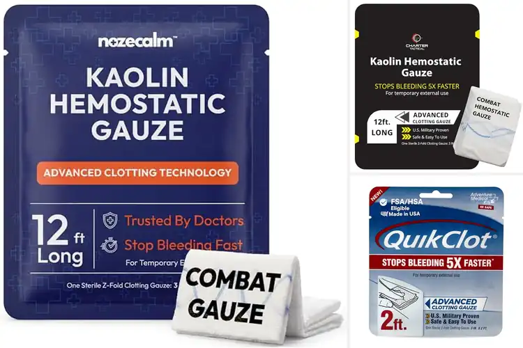 Detailed view of Best Kaolin Hemostatic Gauzes