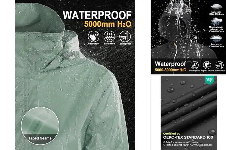 Detailed view of Best Lightweight Rain Jackets