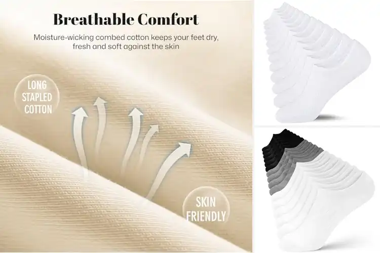 Detailed view of Ultimate Comfort: Best No Show Socks For Women