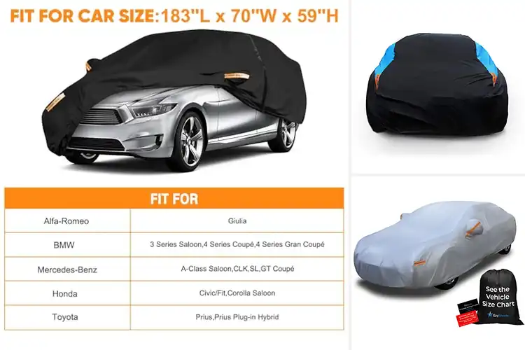 Detailed view of Best Outdoor Car Covers