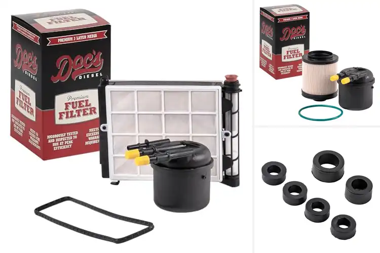 Detailed view of Best Powerstroke Fuel Components