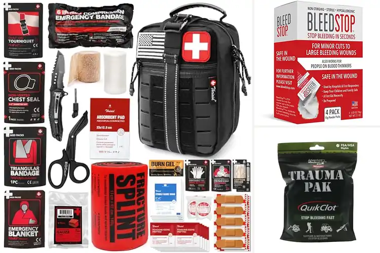 Detailed view of Best Trauma Kit Essentials