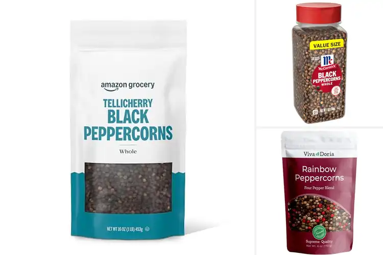Detailed view of Best Whole Peppercorns: Elevate Your Cooking with Top Brands