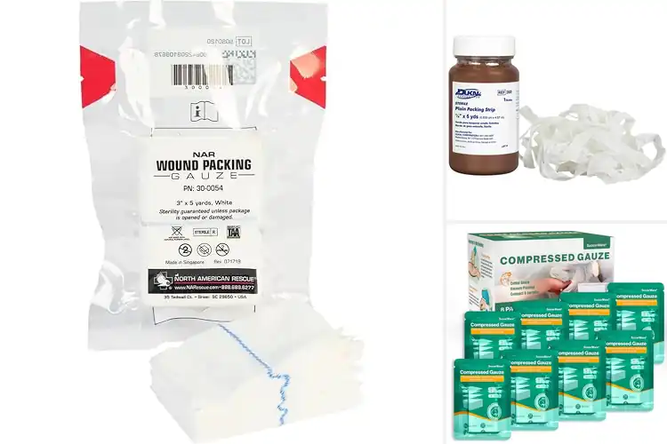Detailed view of Best Wound Packing Gauzes